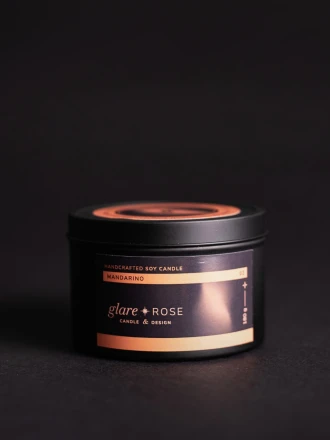 Candela al mandarino elegance