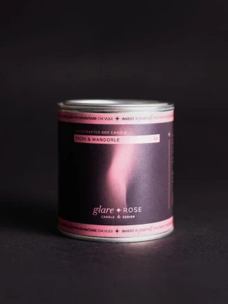 Candela ai fichi e mandorle in latta